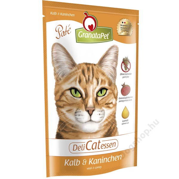 GranataPet Delicatessen Pouch borjú és nyúl 85g GranataPet Delicatessen Pouch borjú és nyúl 85g