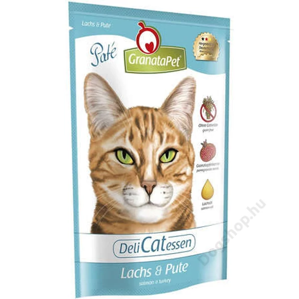 GranataPet Delicatessen Pouch lazac és pulyka 85g GranataPet Delicatessen Pouch lazac és pulyka 85g