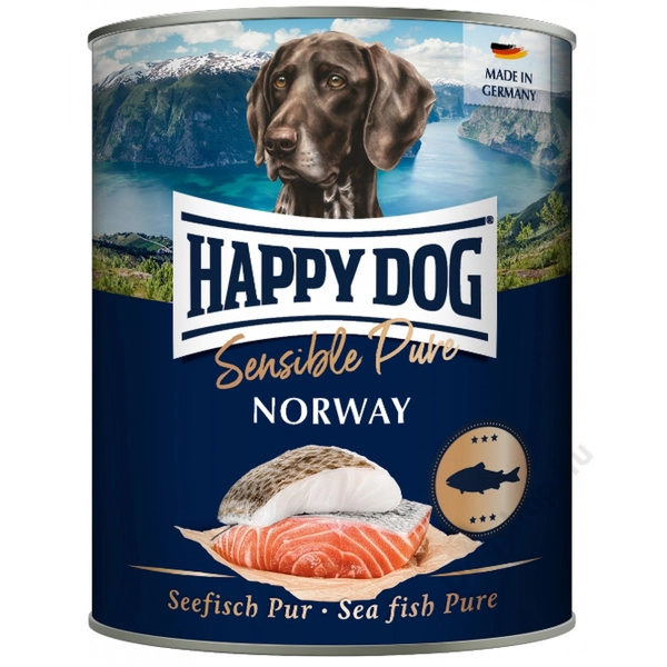 Happy Dog Supreme Sensible PUR KONZERV NORWAY (tengeri hal) 6X800 G