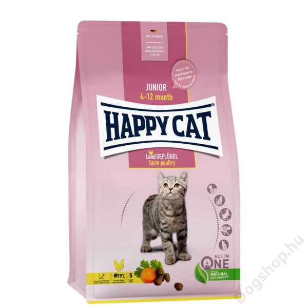 Happy Cat Supreme JUNIOR BAROMFI 4kg