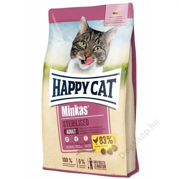 Happy Cat MINKAS STERILISED 10kg Happy Cat MINKAS STERILISED 10kg
