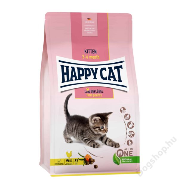 Happy Cat Supreme KITTEN BAROMFI 300g