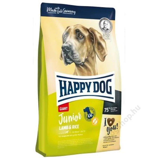 Happy Dog Supreme JUNIOR GIANT LAMM/REIS 15kg