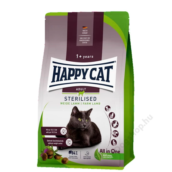 Happy Cat ADULT STERILISED BÁRÁNY 4kg Happy Cat ADULT STERILISED BÁRÁNY 4kg