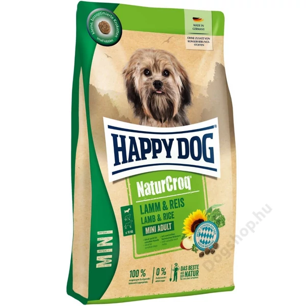 Happy Dog NATUR-CROQ MINI LAMM/REIS 4 KG Happy Dog NATUR-CROQ MINI LAMM/REIS 4 KG