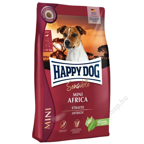 Happy Dog SUPREME SENSIBLE MINI AFRICA 800 G Happy Dog SUPREME SENSIBLE MINI AFRICA 800 G