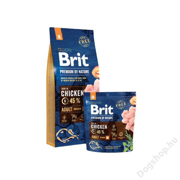 Brit Premium by Nature Medium Adult 2db 15kg