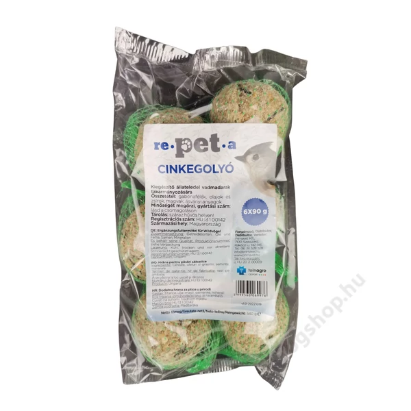 Repeta cinkegolyó 6db