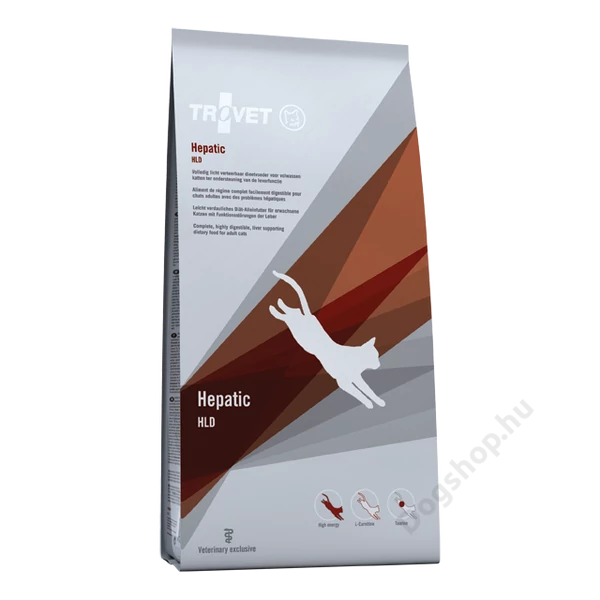 TROVET HEPATIC /HLD Májkímélő száraz táp macskáknak 3 kg