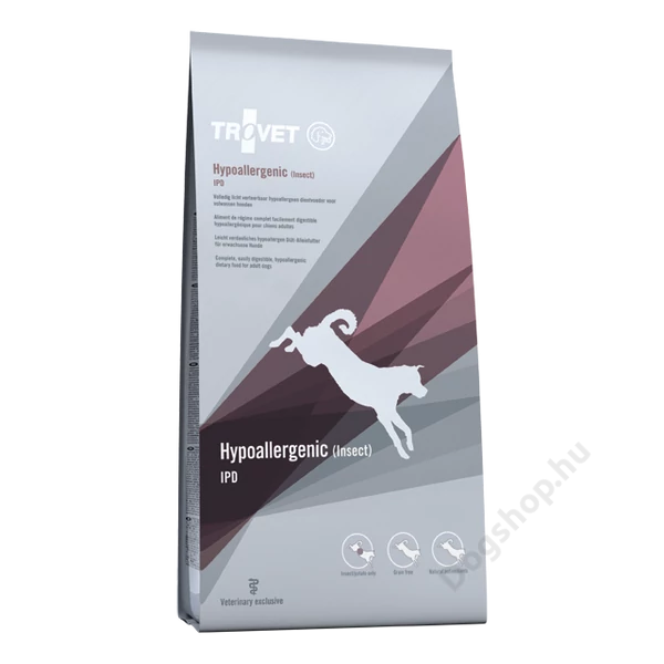 TROVET Hypoallergenic INSECT&POTATO Diet/IPD kutyáknak 10 kg száraztáp