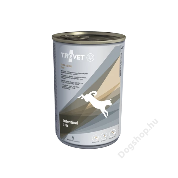 TROVET Hypoallergenic  INTESTINAL DUCK&POTATO Diet/DPD kutyáknak 400 g konzerv