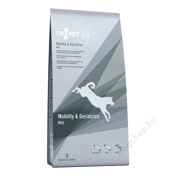TROVET MOBILITY&GERIATRICS 12,5 kg száraztáp kutyáknak