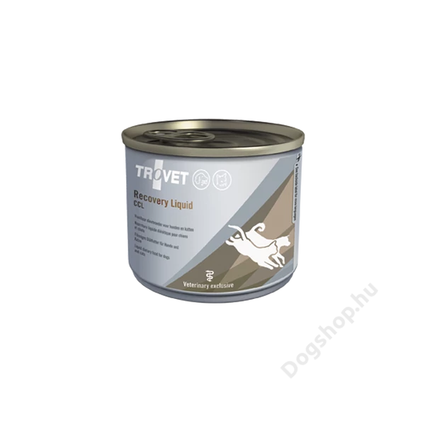 TROVET Recovery Liquid (CCL) folyékony tápszer 200 ml
