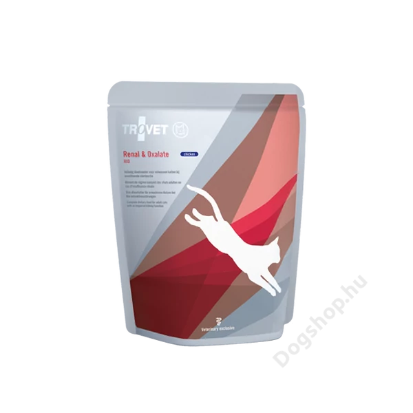 TROVET RENAL& OXALATE DIET macskáknak 85 g alutasakos, Csirkés