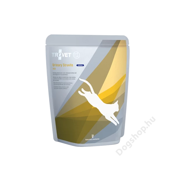 TROVET URINARY & STRUVITE (ASD) CAT  Alutasakos nedves táp 85 g  CSIRKÉS