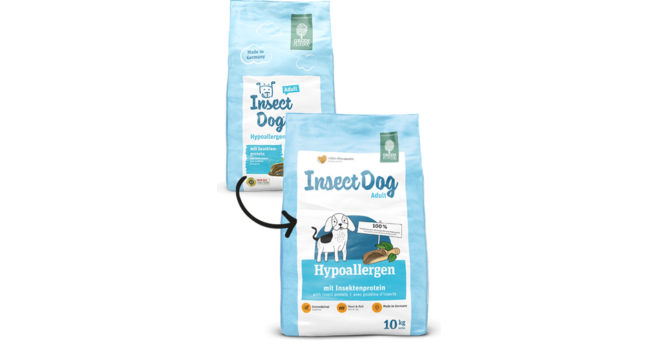 Green petfood insect sales dog hypoallergenic