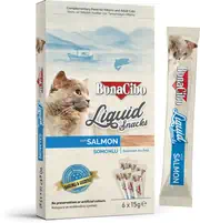 BONACIBO SNACKS for CATS LIQUID SNACKS - SALMON 90g
