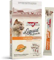 BONACIBO SNACKS for CATS LIQUID SNACKS - CHICKEN 90g