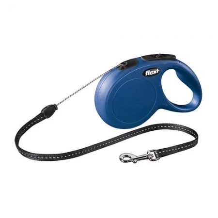 Flexi New Classic zsinór M 8m 20kg-ig kék