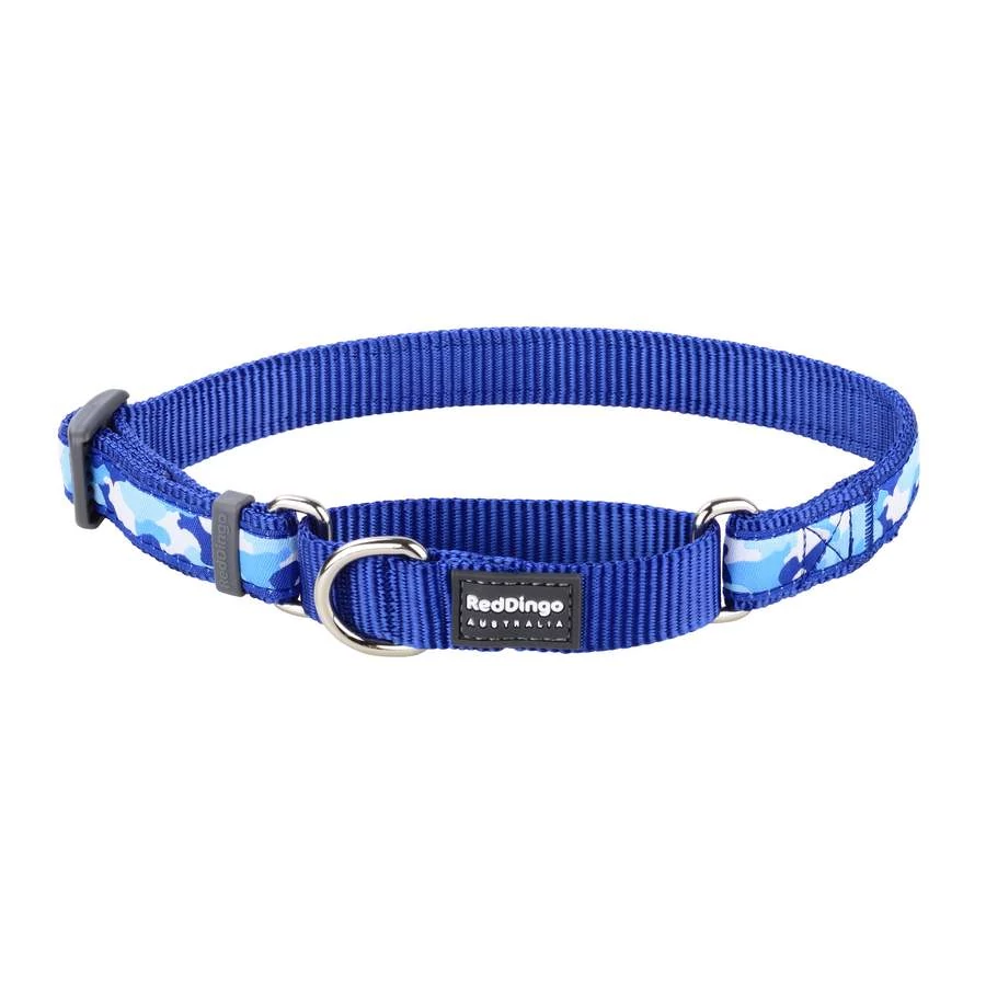 Red Dingo Camouflage Dark Blue Small Martingale nyakörv