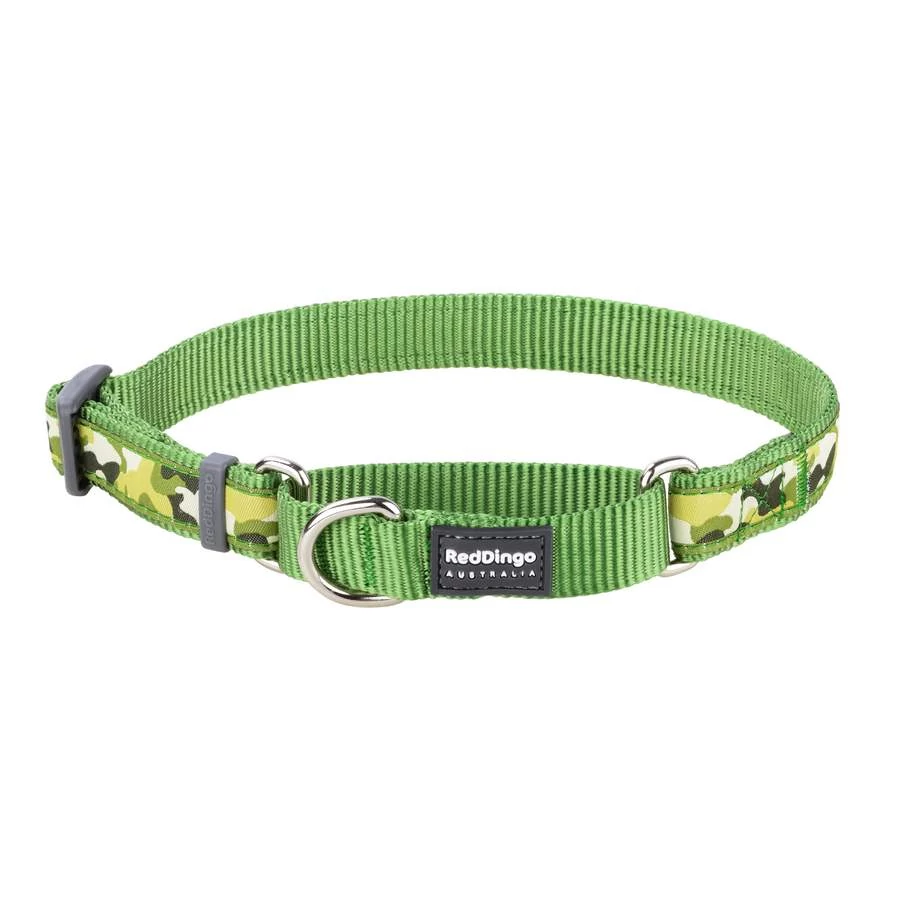 Red Dingo Camouflage Green Large Martingale nyakörv