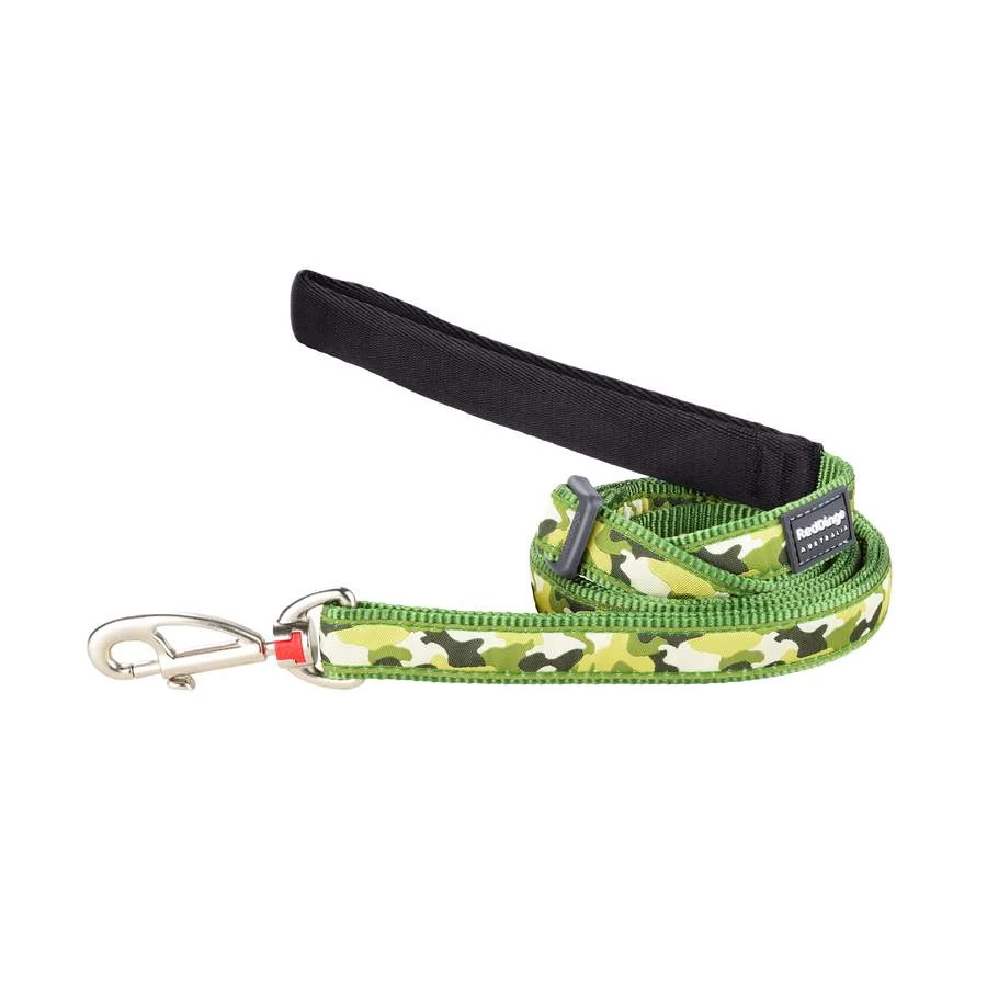 Red Dingo Camouflage Green póráz 100-180 cm Medium