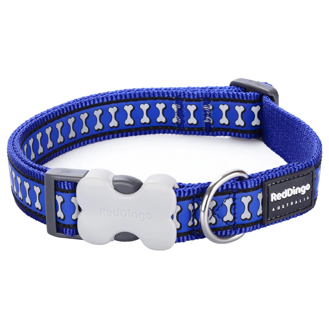 Red Dingo Reflective Dark Blue Small kutya nyakörv