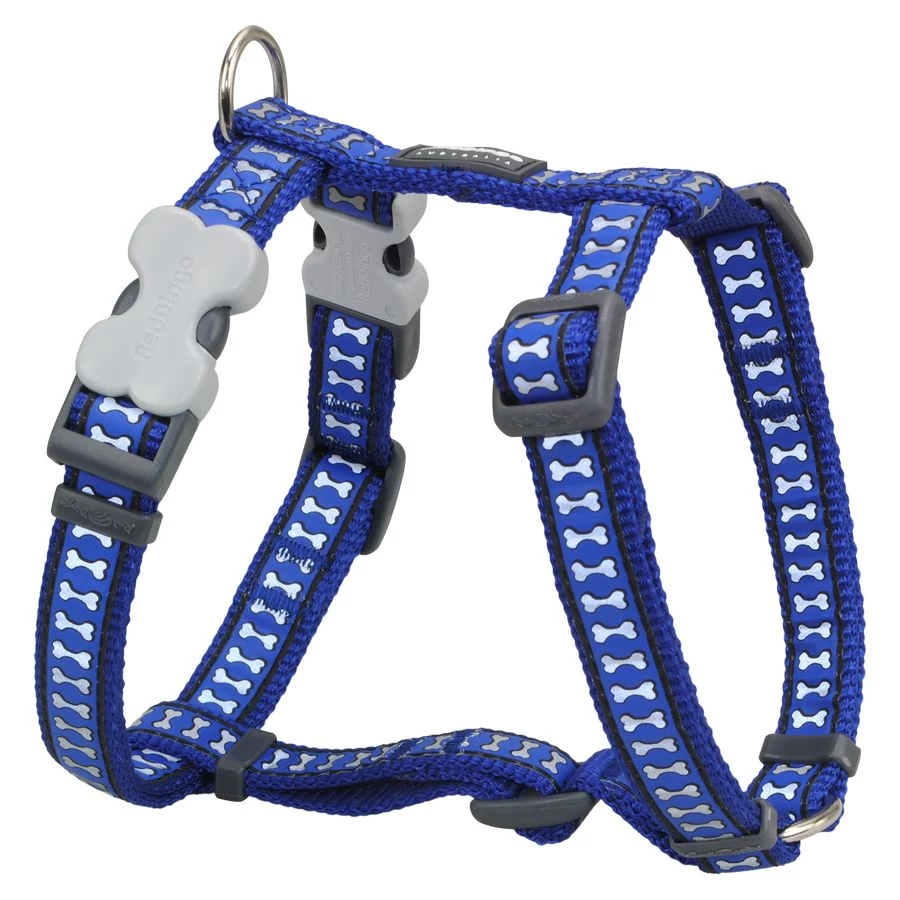 Red Dingo Reflective Dark Blue XS Dog hám