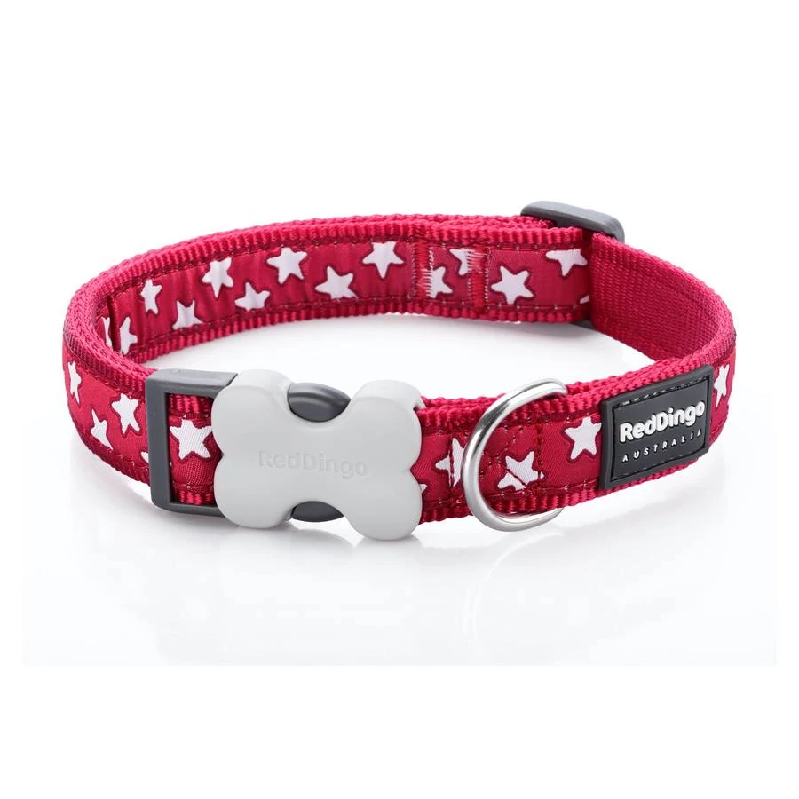 Red Dingo Stars Red Small kutya nyakörv