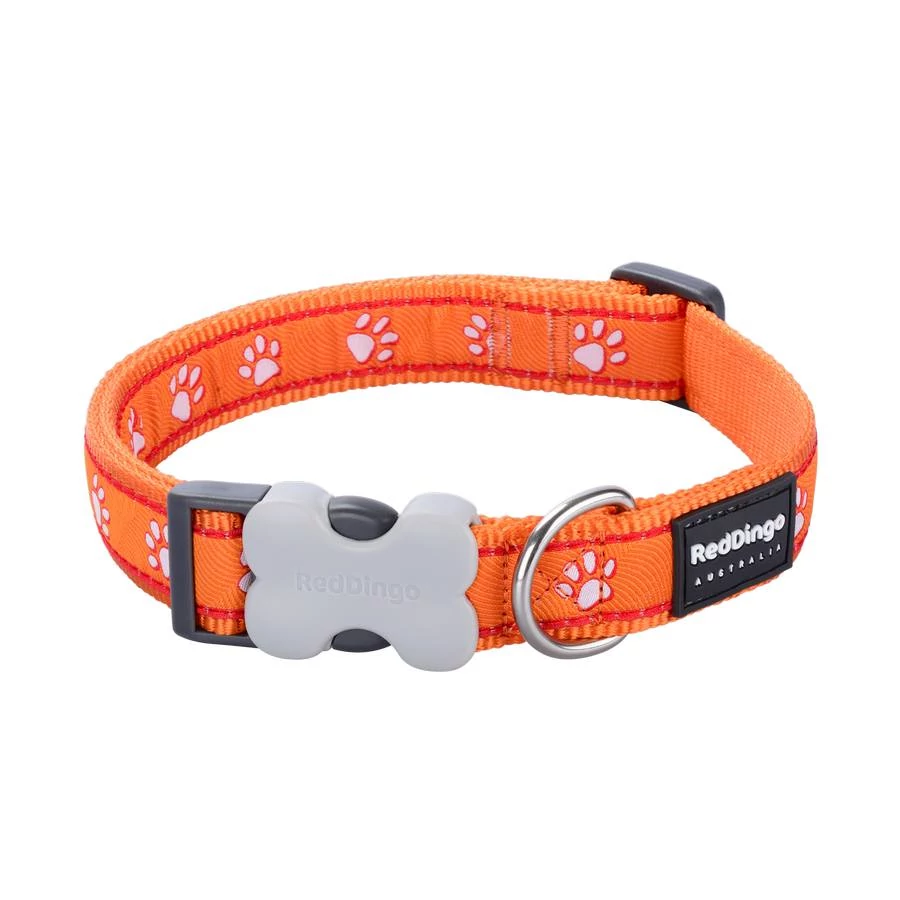 Red Dingo Desert Paws Orange Medium kutya nyakörv