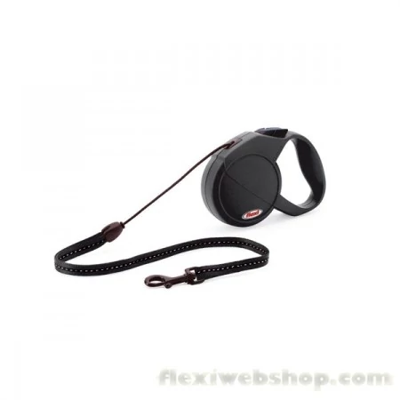 Flexi New Classic szalag L 5m fekete 50kg-ig