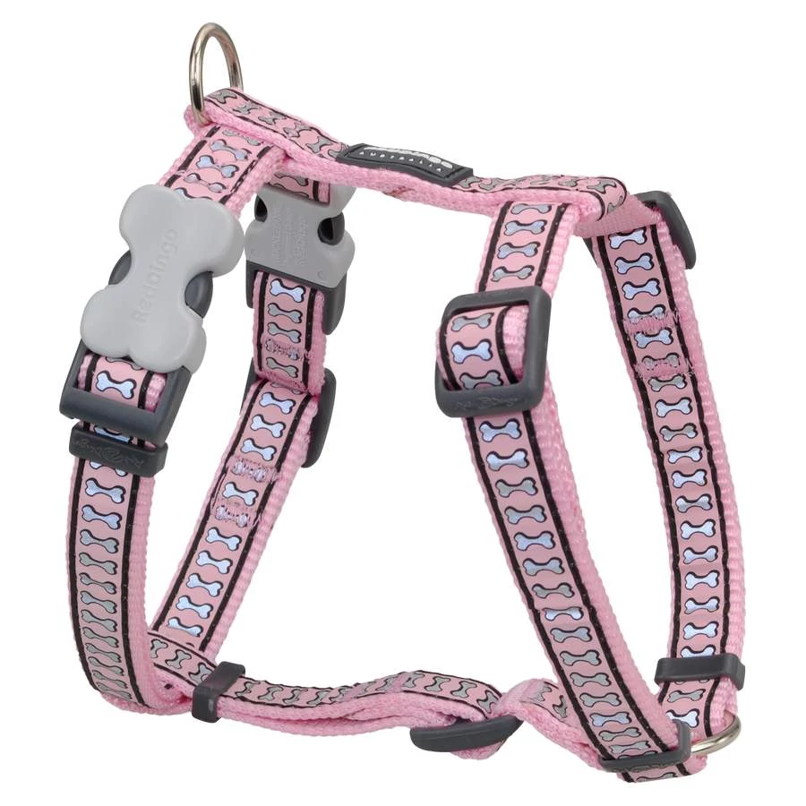 Red Dingo Reflective Pink XS Dog hám