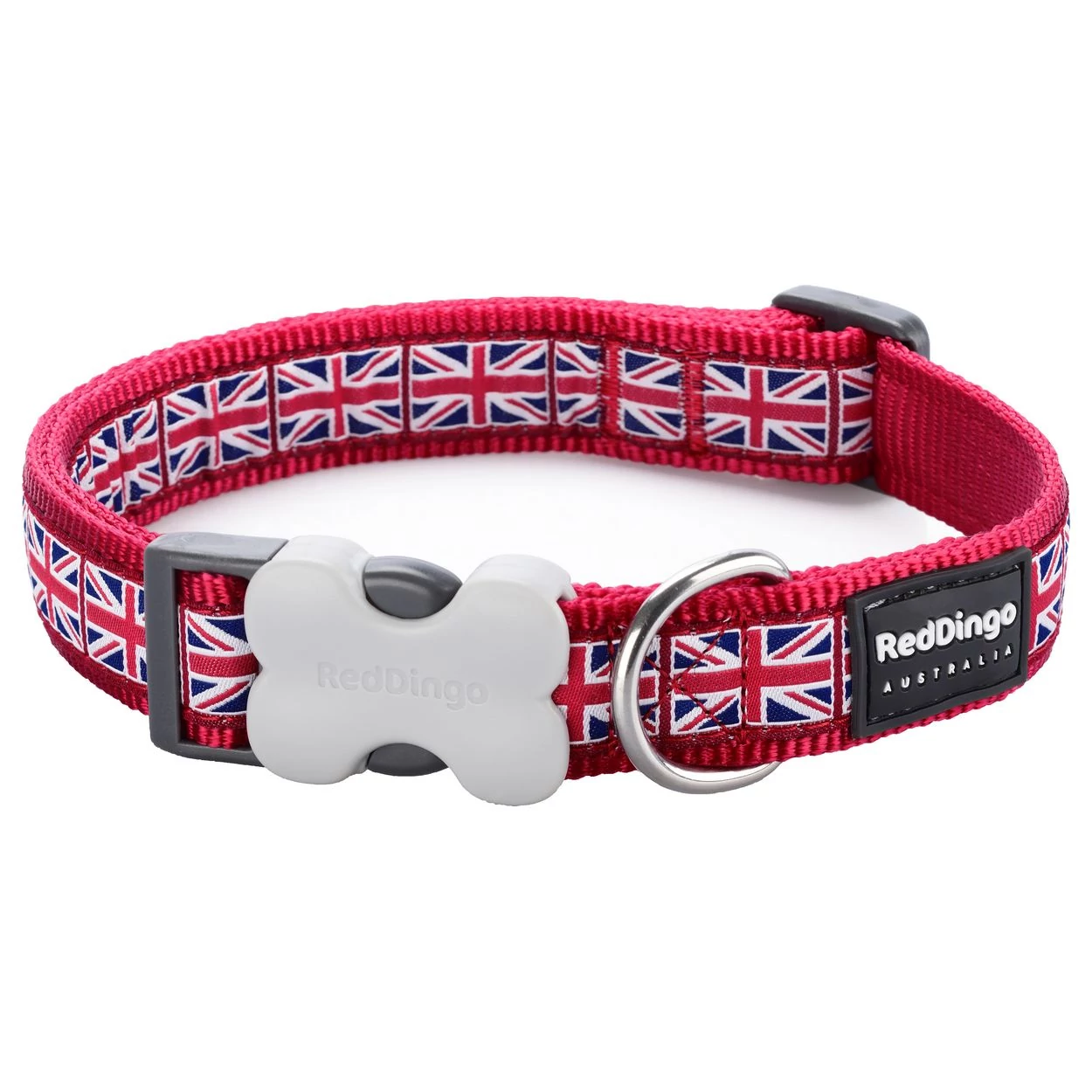 Red Dingo Union Jack XS kutya nyakörv