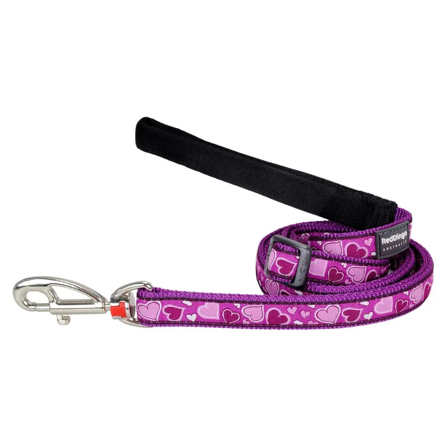 Red Dingo Breezy Love Purple póráz 100-180 cm Medium