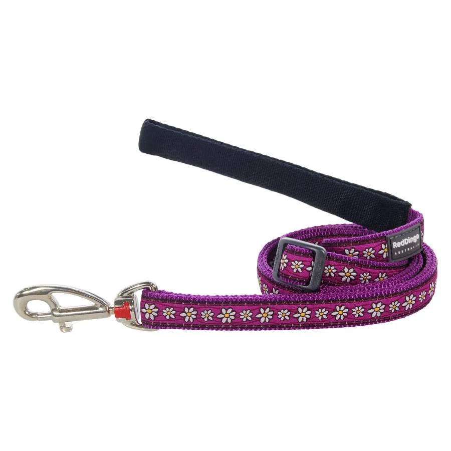 Red Dingo Daisy Chain Purple póráz 100-180 cm Large