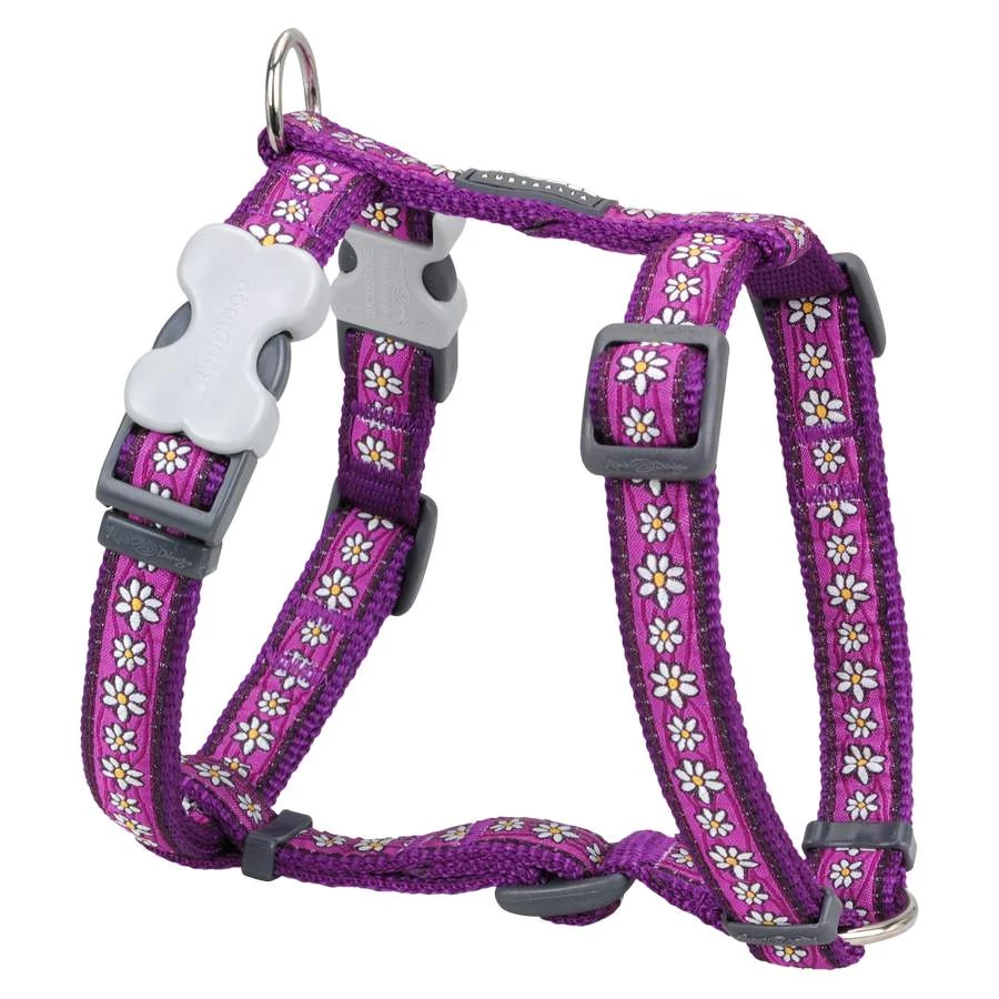 Red Dingo Daisy Chain Purple Large Dog hám