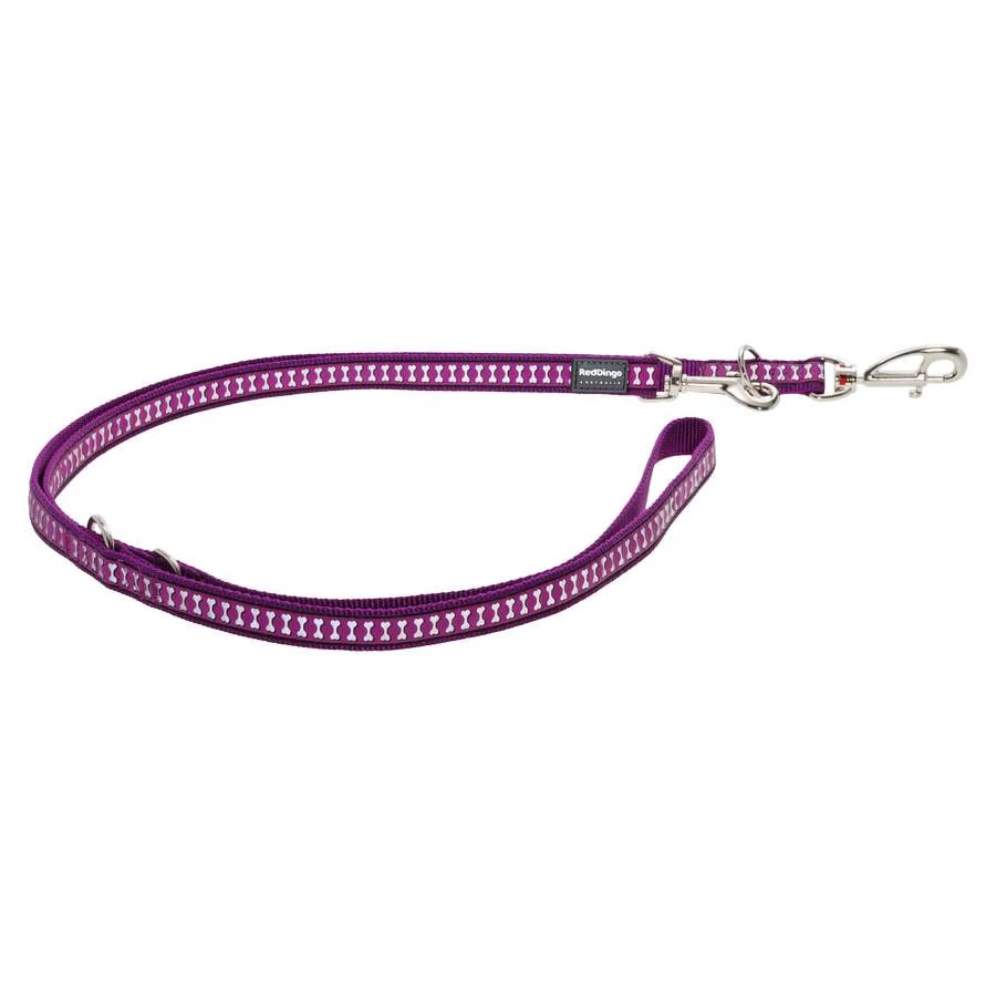 Red Dingo Reflective Purple multi-purpose póráz 200 cm Large