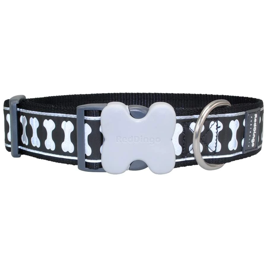 Red Dingo Reflective Black Giant Short kutya nyakörv