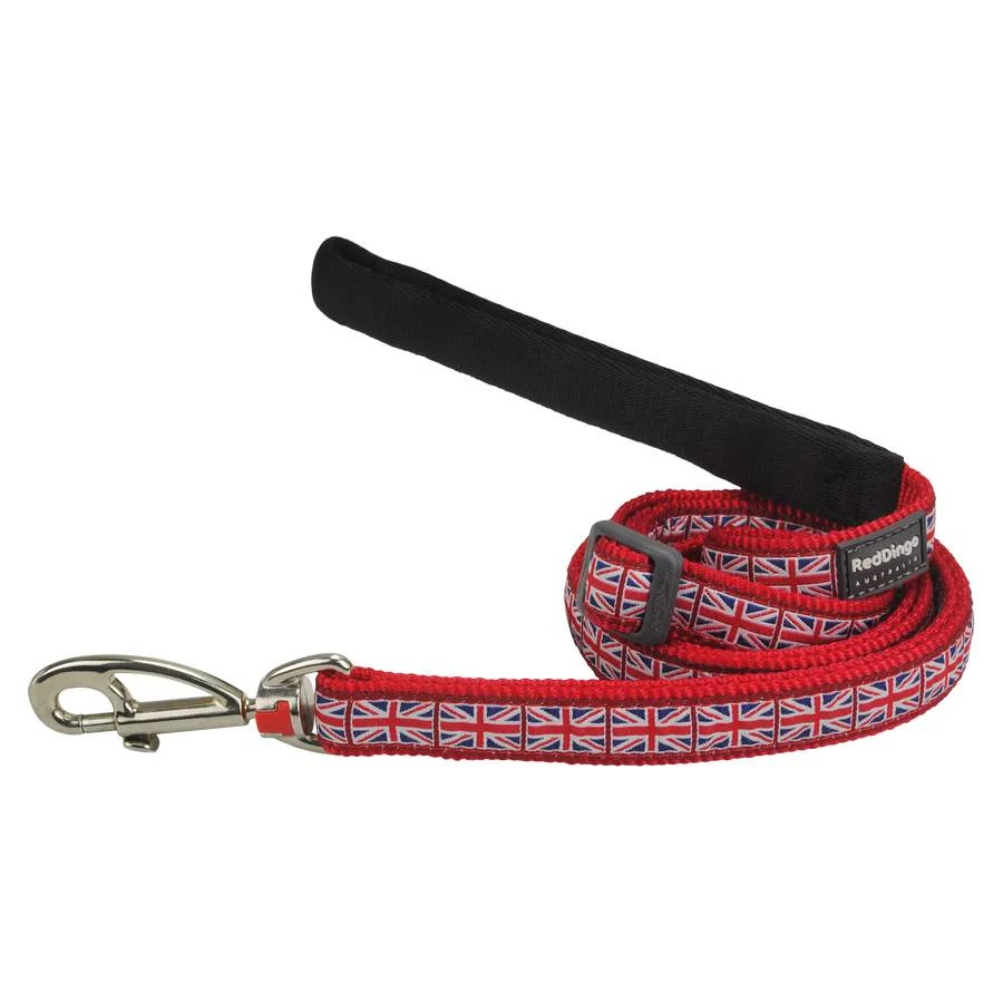Red Dingo Union Jack póráz 100-180 cm Medium