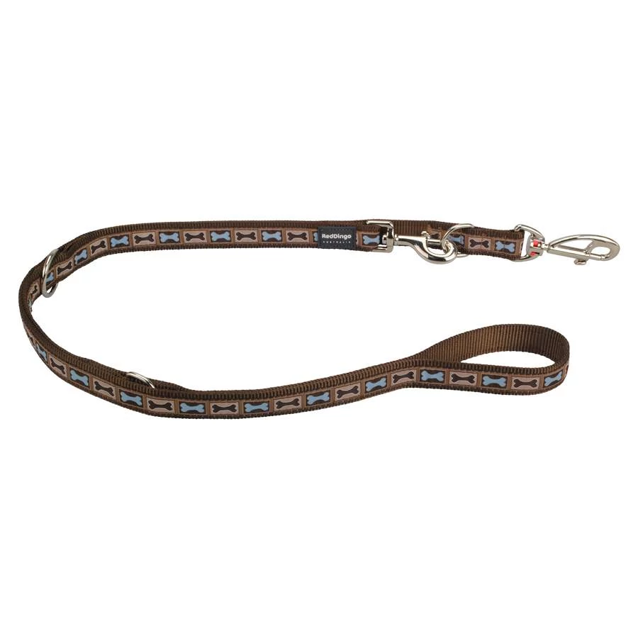 Red Dingo Bone Yard Brown multi-purpose póráz 200 cm XS