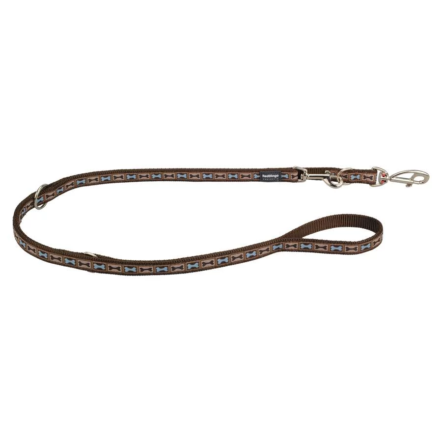 Red Dingo Bone Yard Brown multi-purpose póráz 200 cm Medium