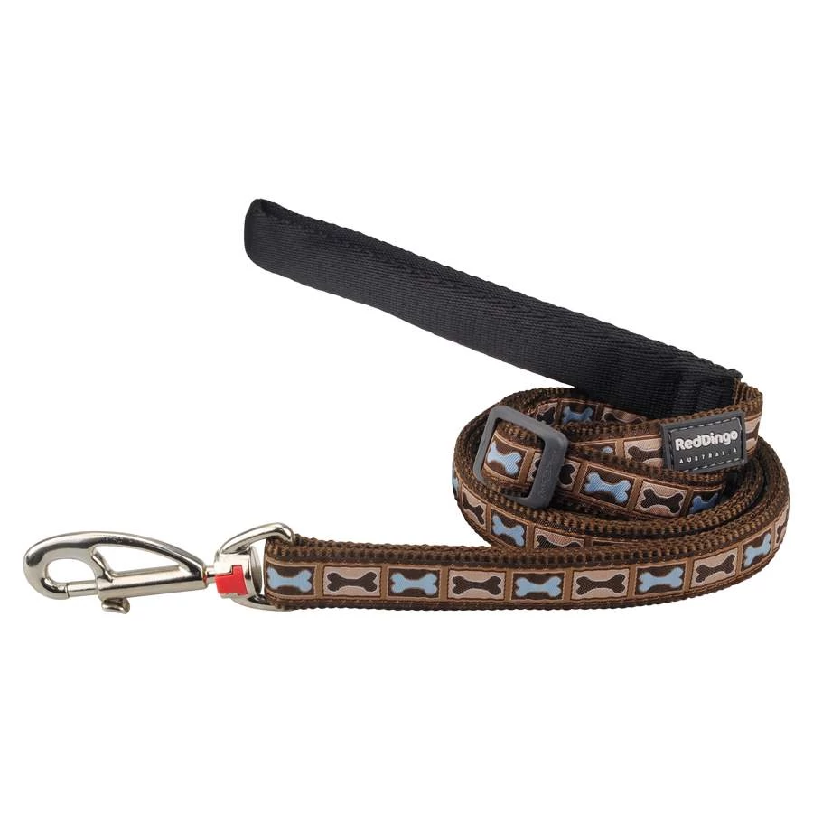 Red Dingo Bone Yard Brown póráz 100-180 cm Large