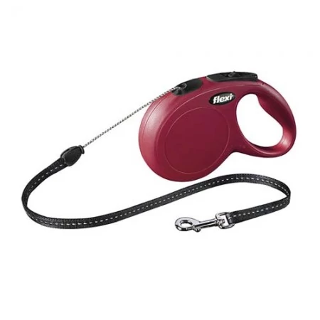 Flexi New Classic zsinór M 5m 20kg-ig piros