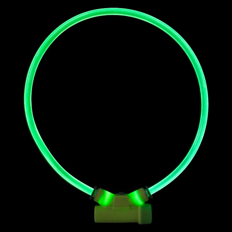 Red Dingo Lumitube green kutya nyakörv 15-80 cm