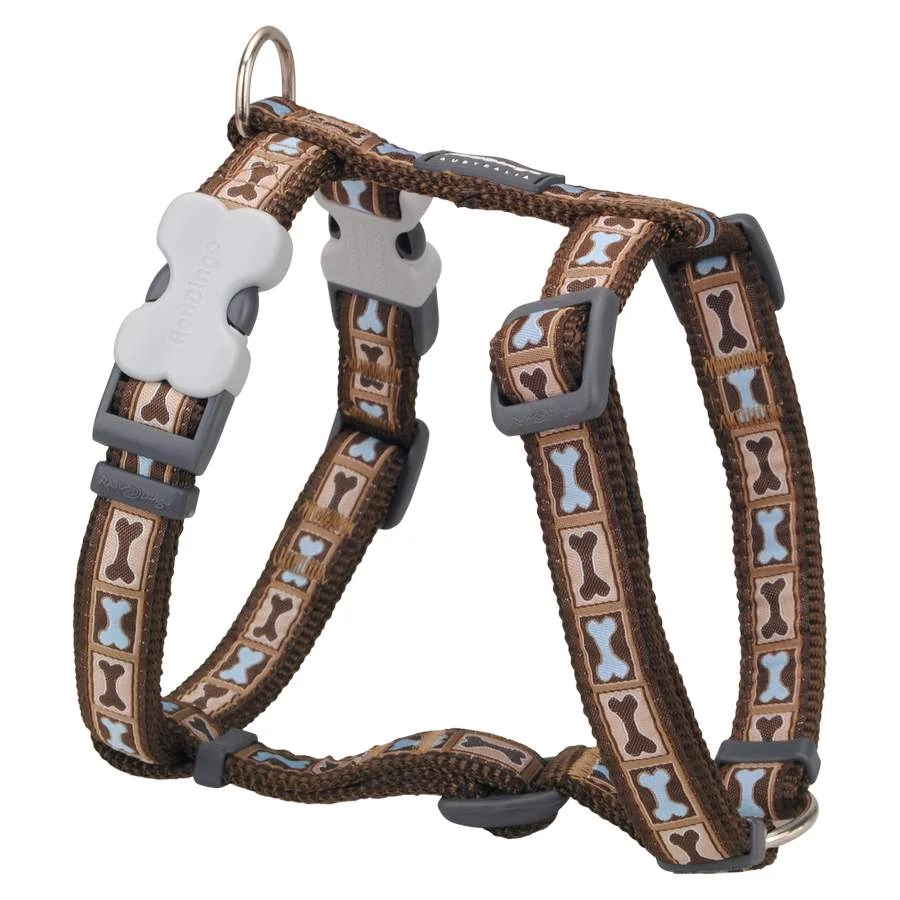 Red Dingo Bone Yard Brown Small Dog hám