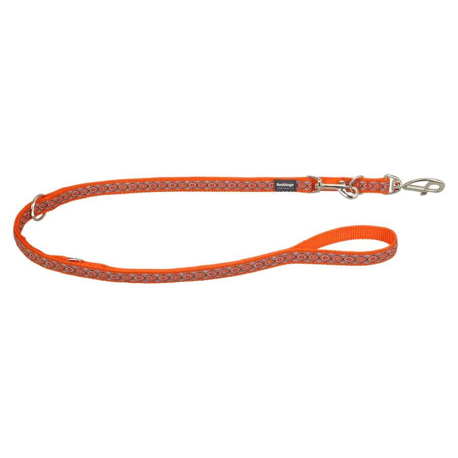 Red Dingo Snake Eyes Orange multi-purpose póráz 200 cm Small