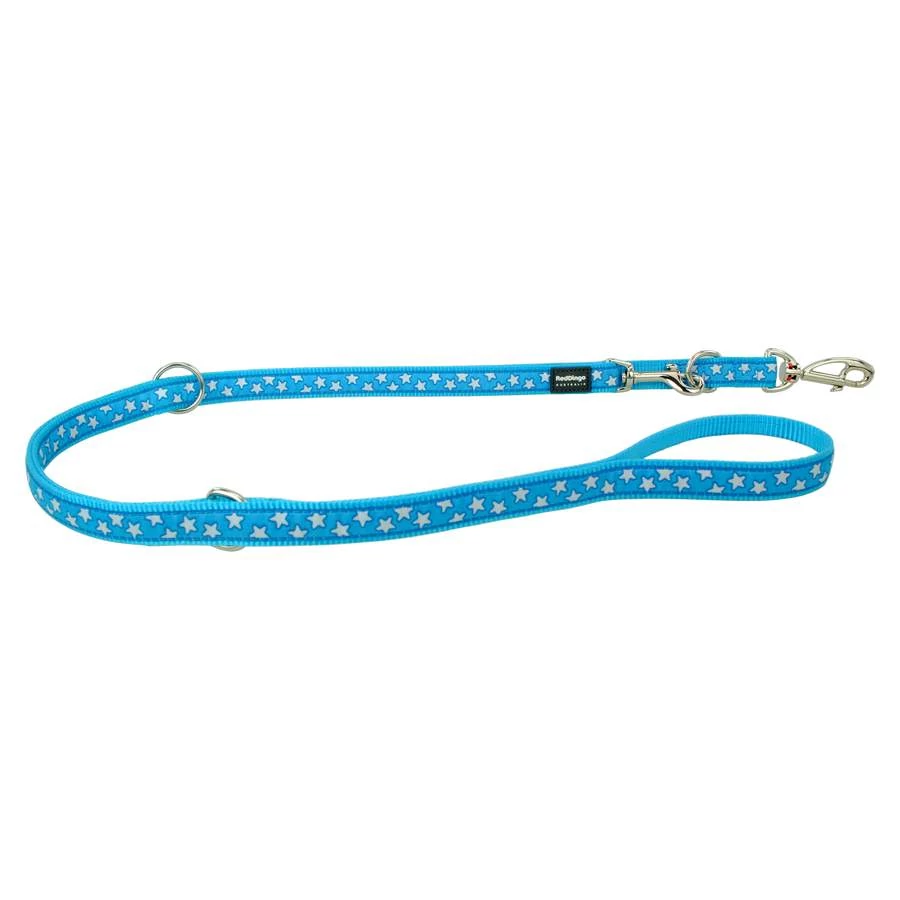 Red Dingo Stars Turquoise multi-purpose póráz 200 cm Small