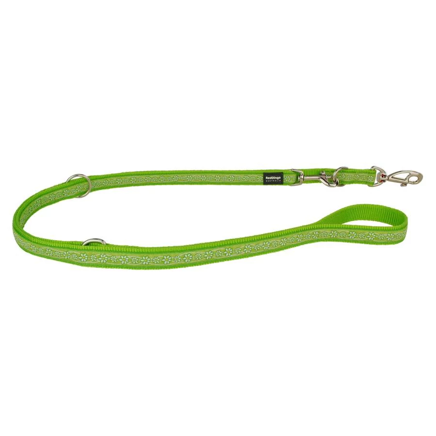 Red Dingo Daisy Chain Lime multi-purpose póráz 200 cm Small