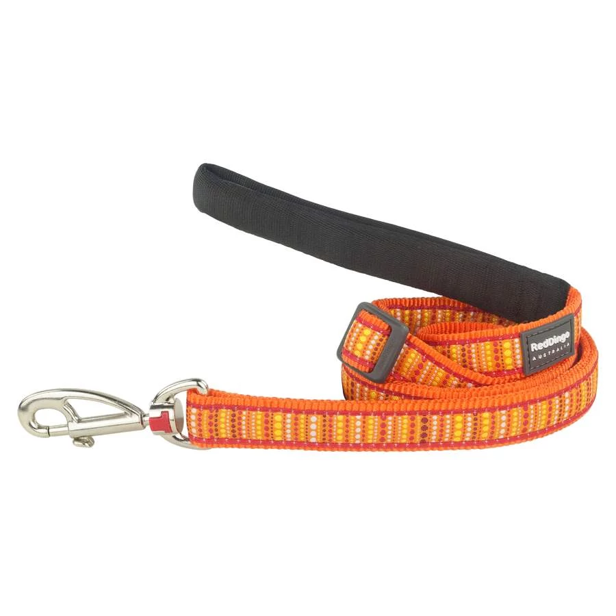 Red Dingo Lotzadotz orange póráz 100-180 cm Small