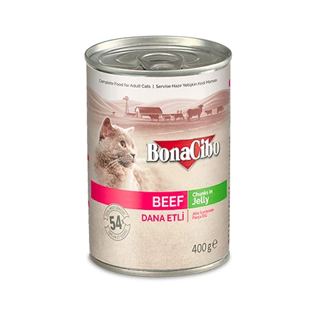 BONACIBO CANNED CAT FOODS BEEF 400g